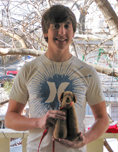 Dottie and Rob, her new owner
